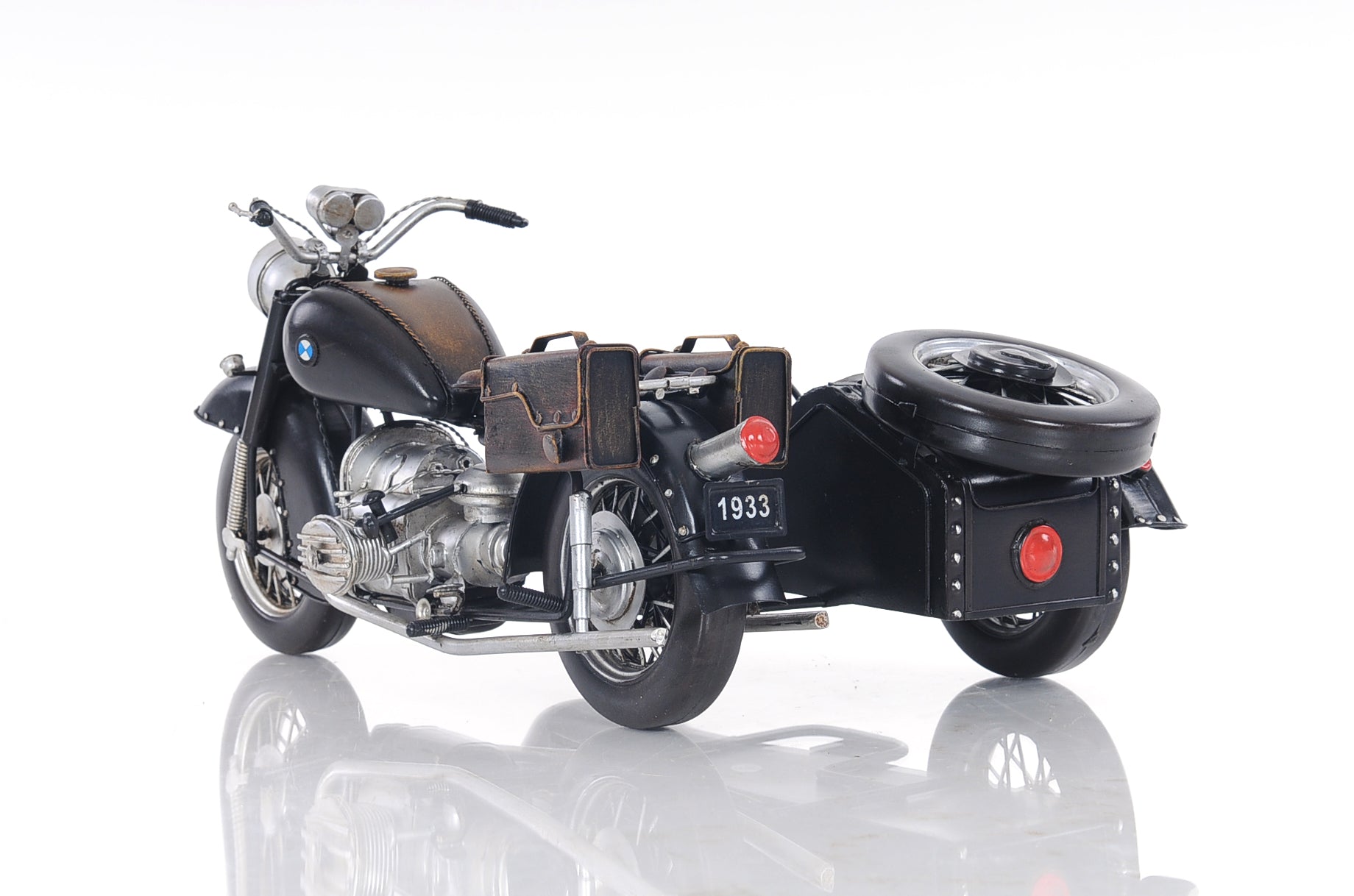 Black Vintage Motorcycle