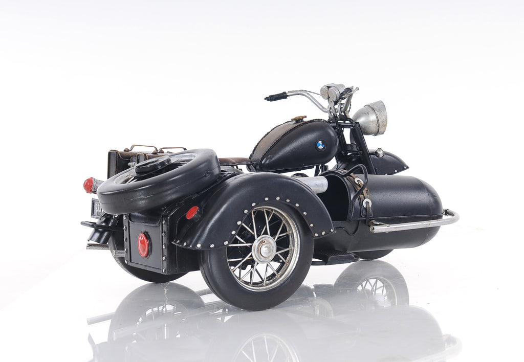 Black Vintage Motorcycle