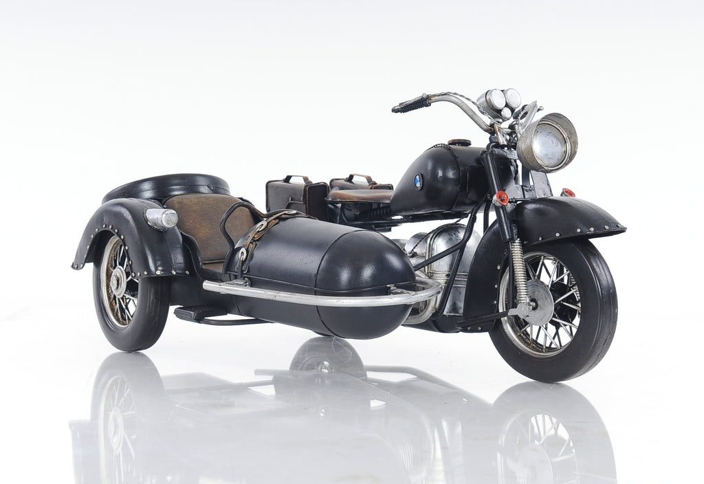 Black Vintage Motorcycle
