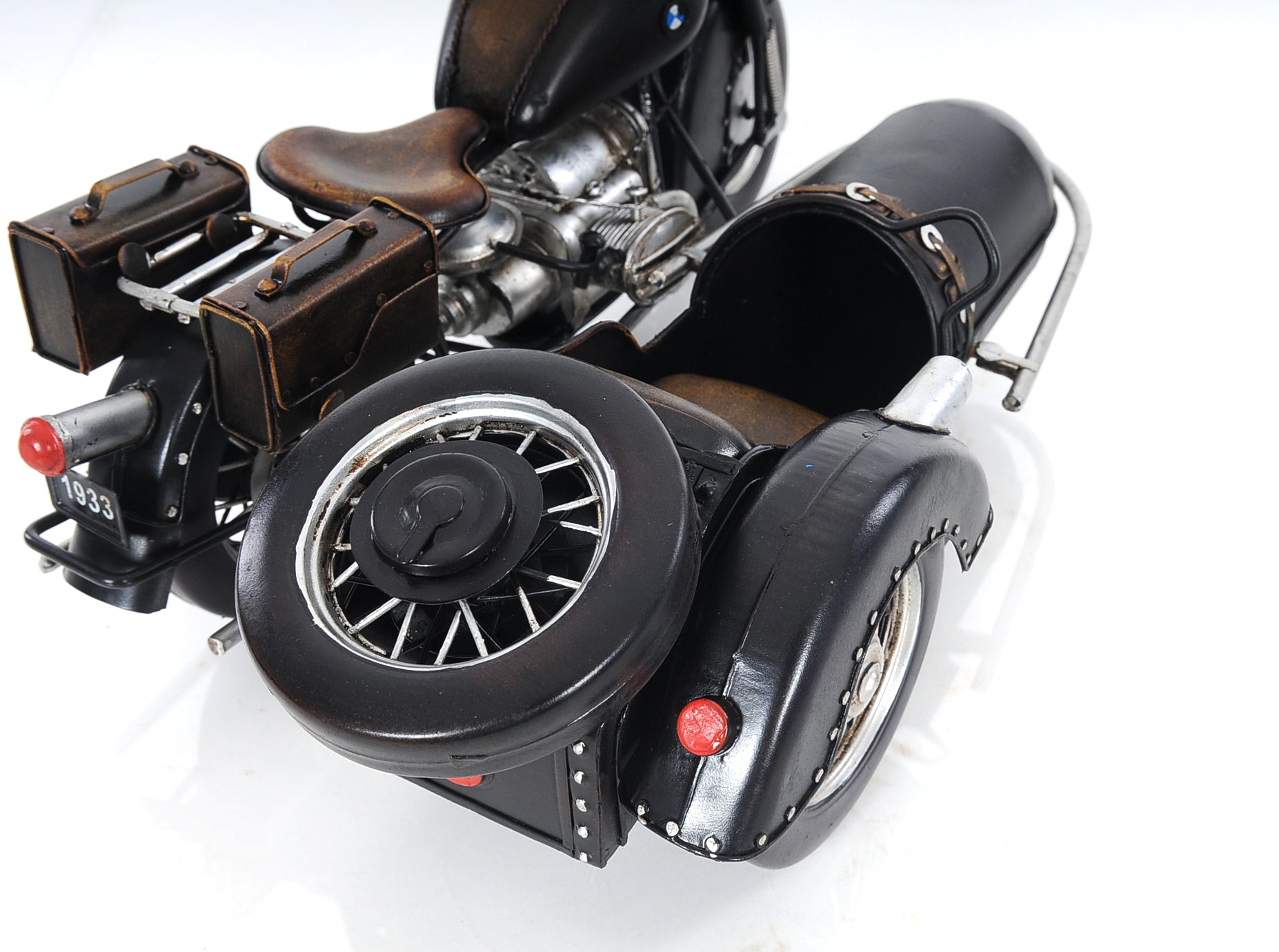 Black Vintage Motorcycle
