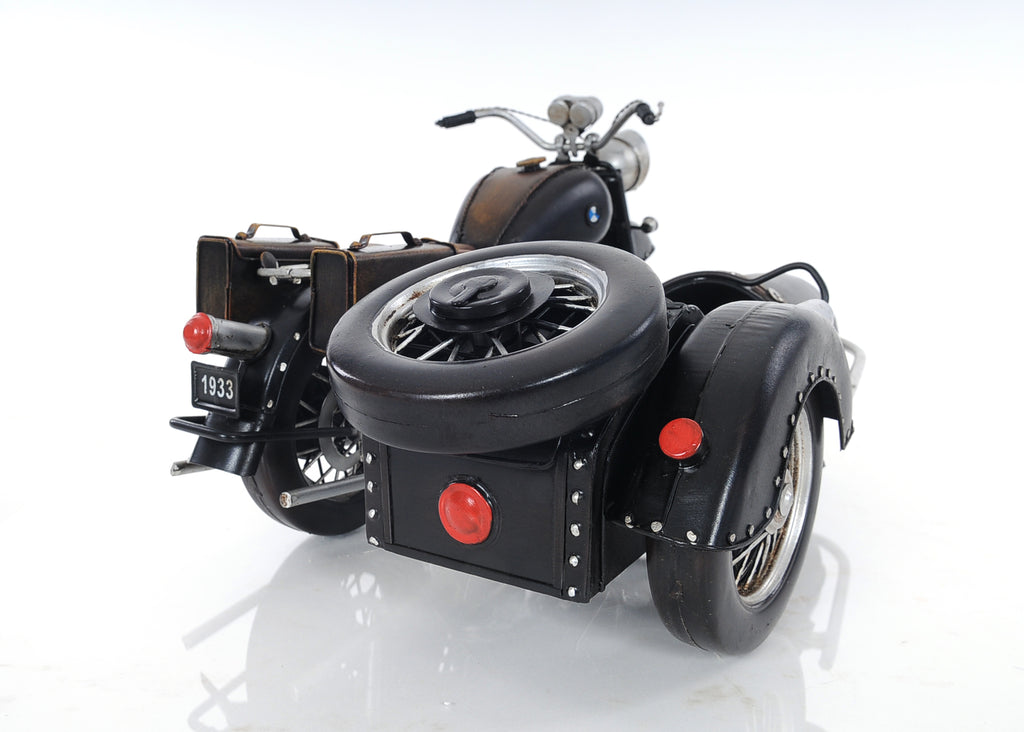 Black Vintage Motorcycle