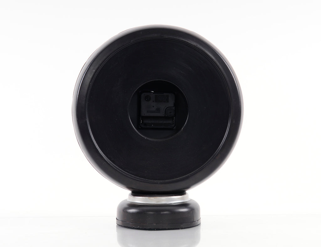 Black Gasoline 66 Gas Pump Clock