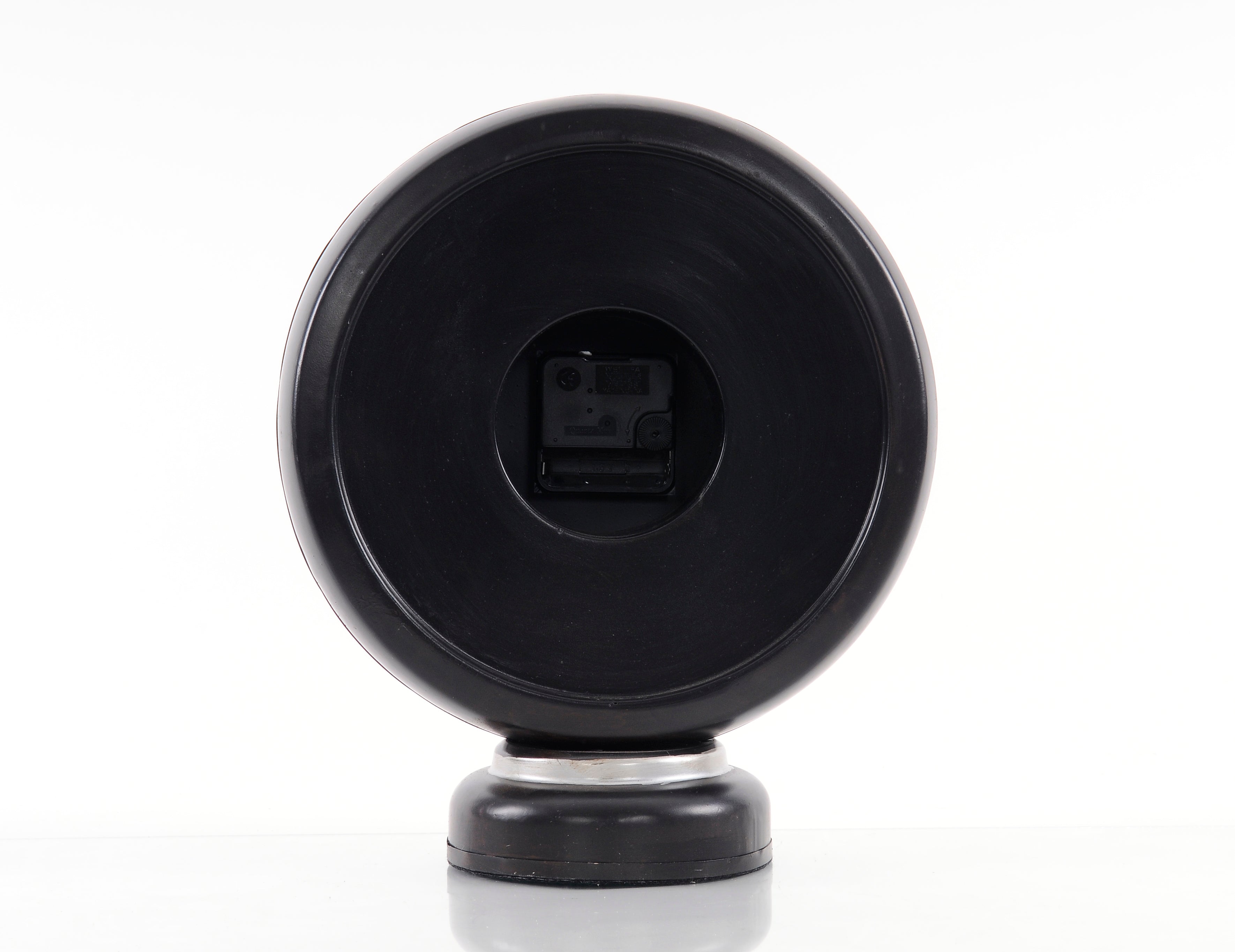 Black Gasoline 66 Gas Pump Clock