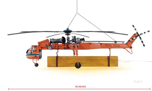 Aerial Crane Lifting Helicopter