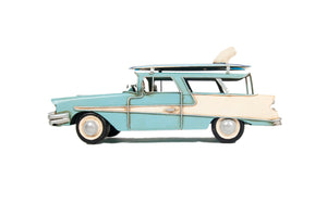 1957 Ford Country Squire Station Wagon Blue