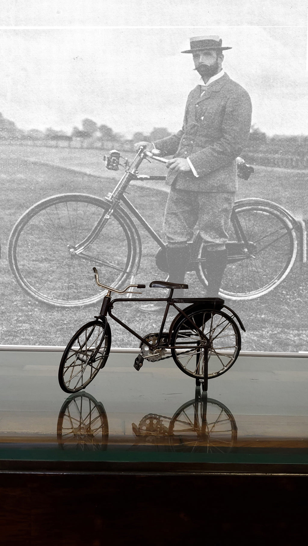 Vintage Safety Black Bicycle Metal Handmade