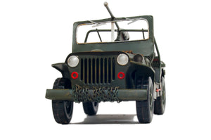 1941 Willys MB Overland Jeep Green Metal Handmade