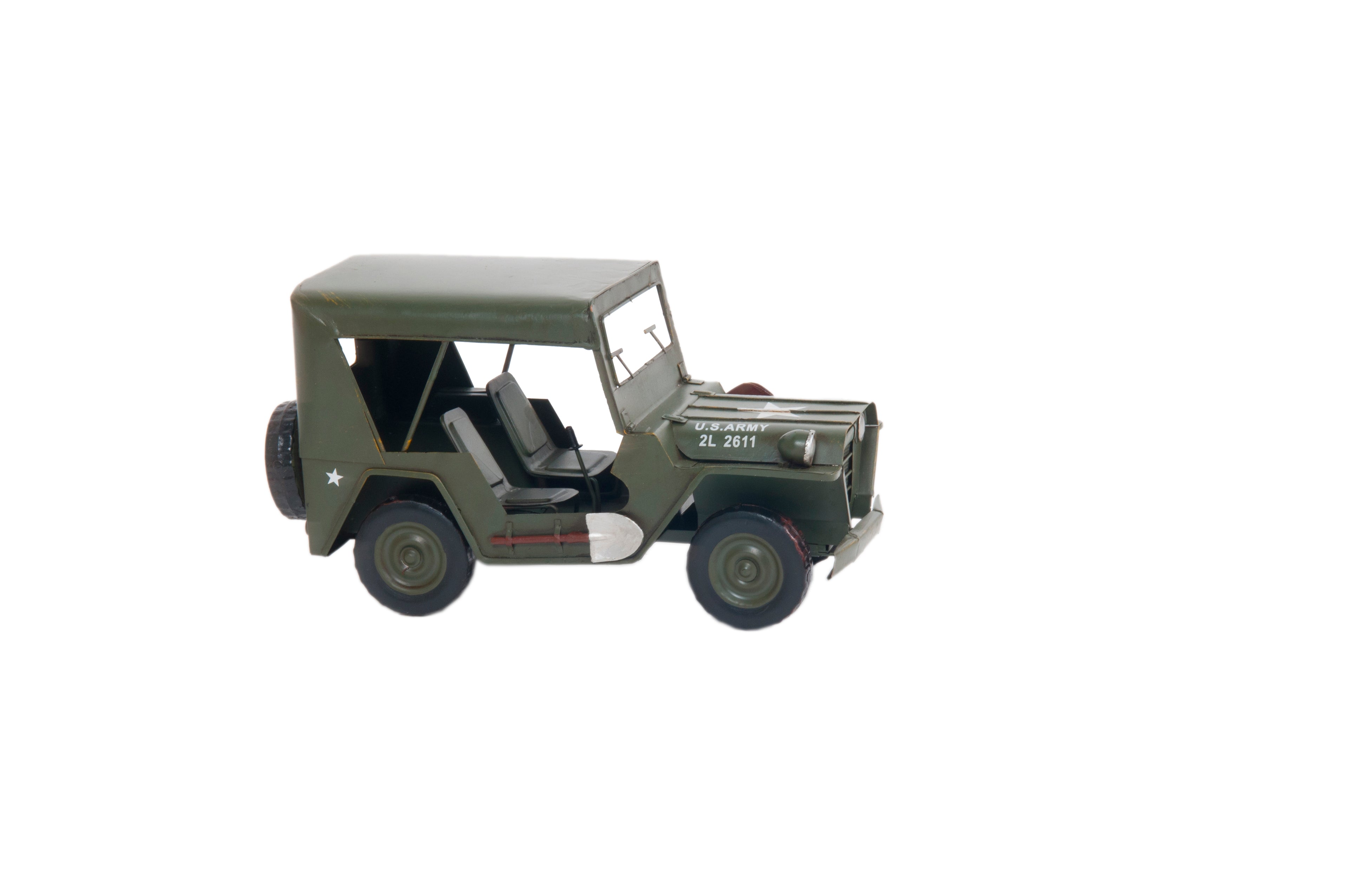 1940 Willys Quad Overland Jeep Model Car Metal