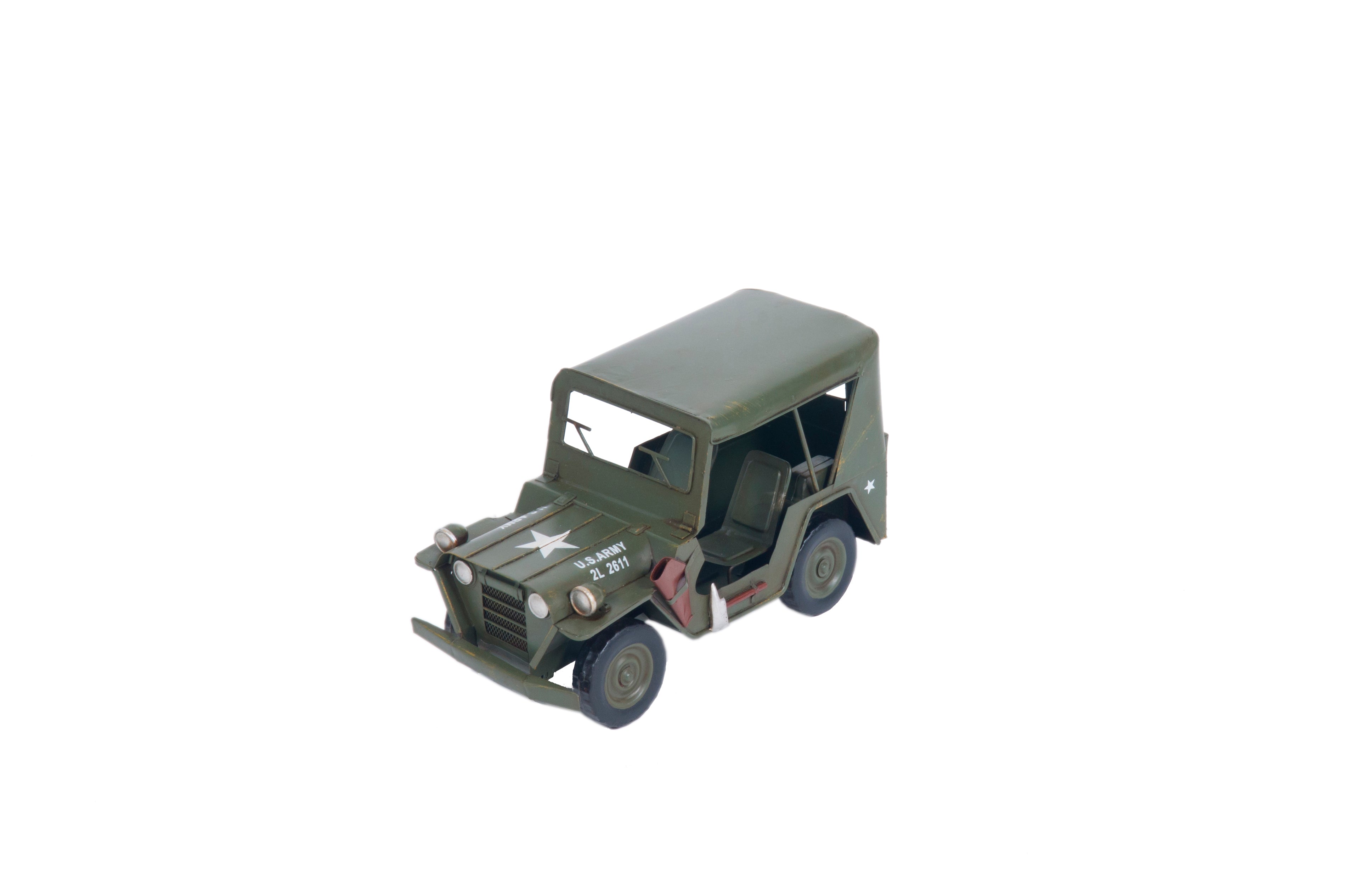 1940 Willys Quad Overland Jeep Model Car Metal