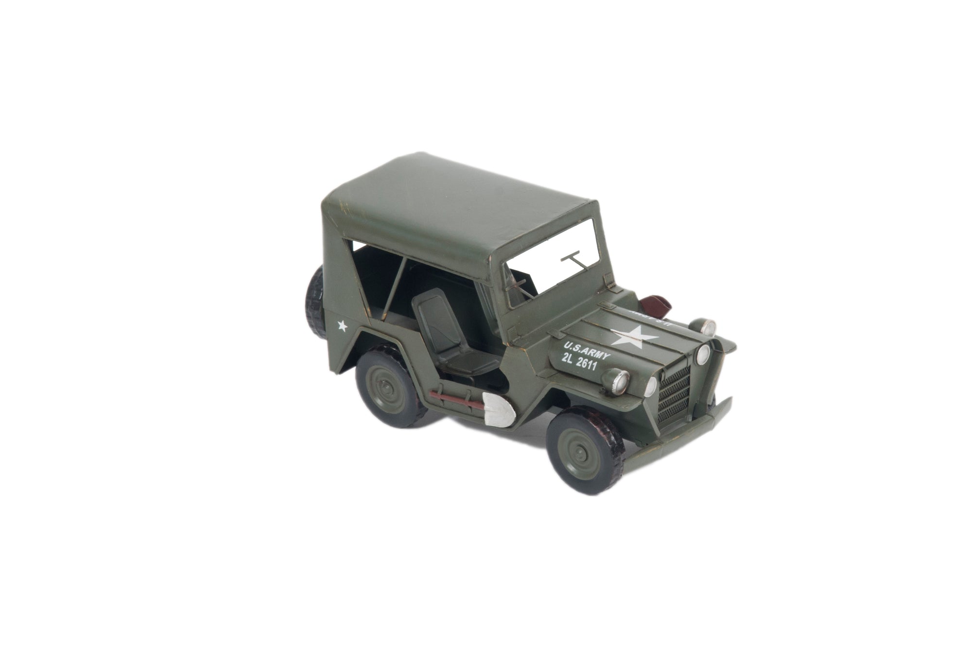 1940 Willys Quad Overland Jeep Model Car Metal