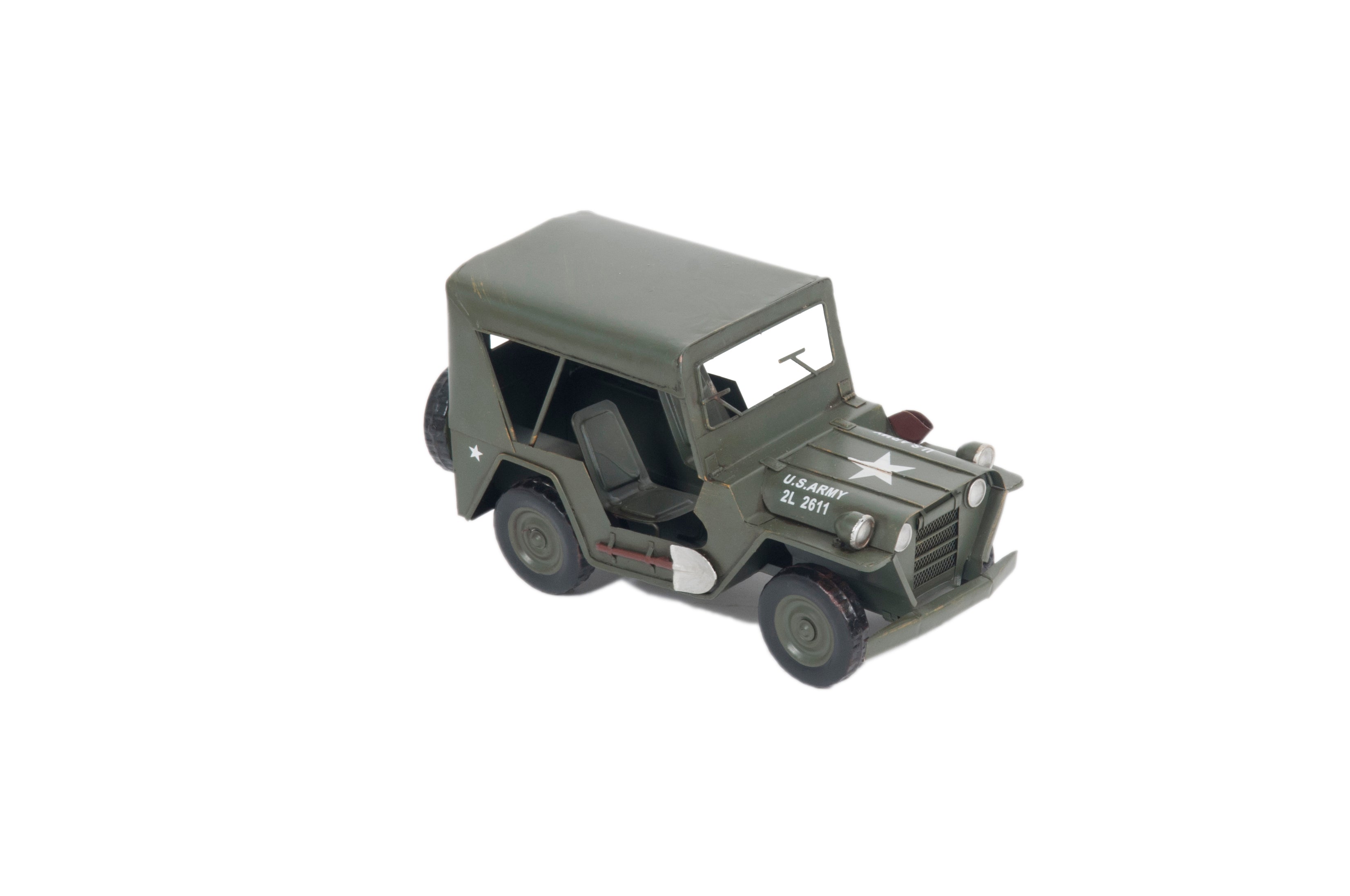 1940 Willys Quad Overland Jeep Model Car Metal