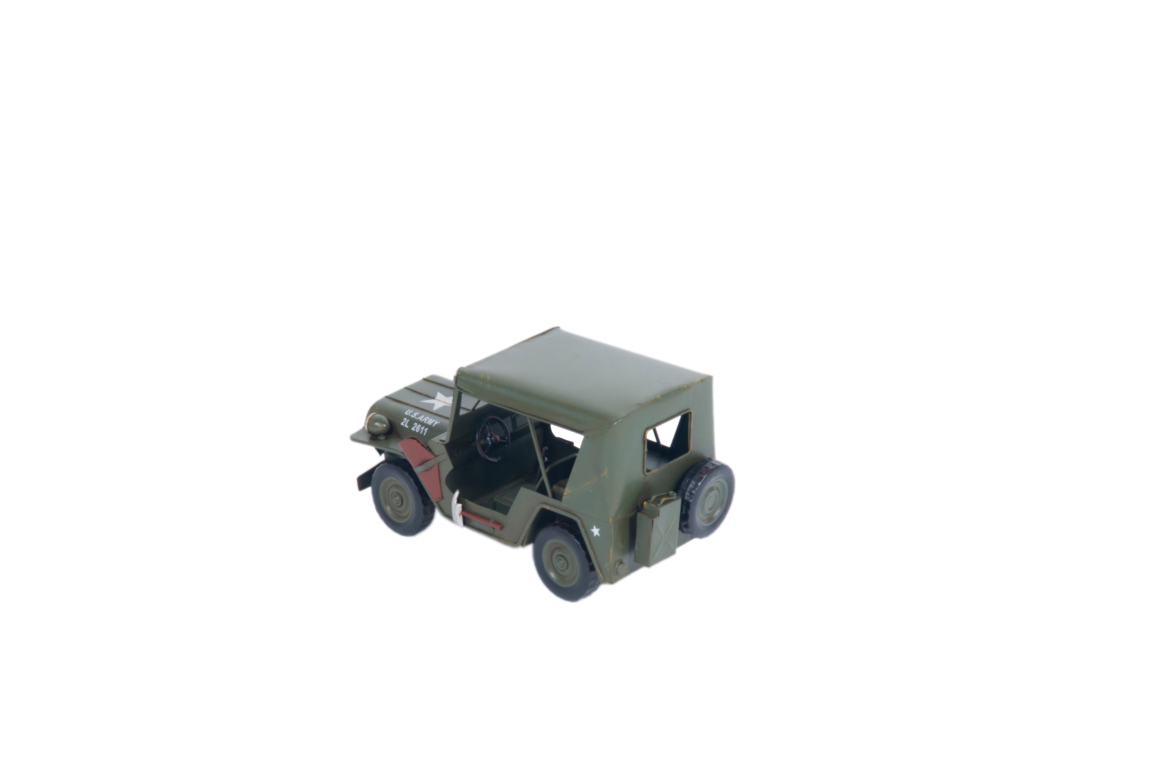 1940 Willys Quad Overland Jeep Model Car Metal