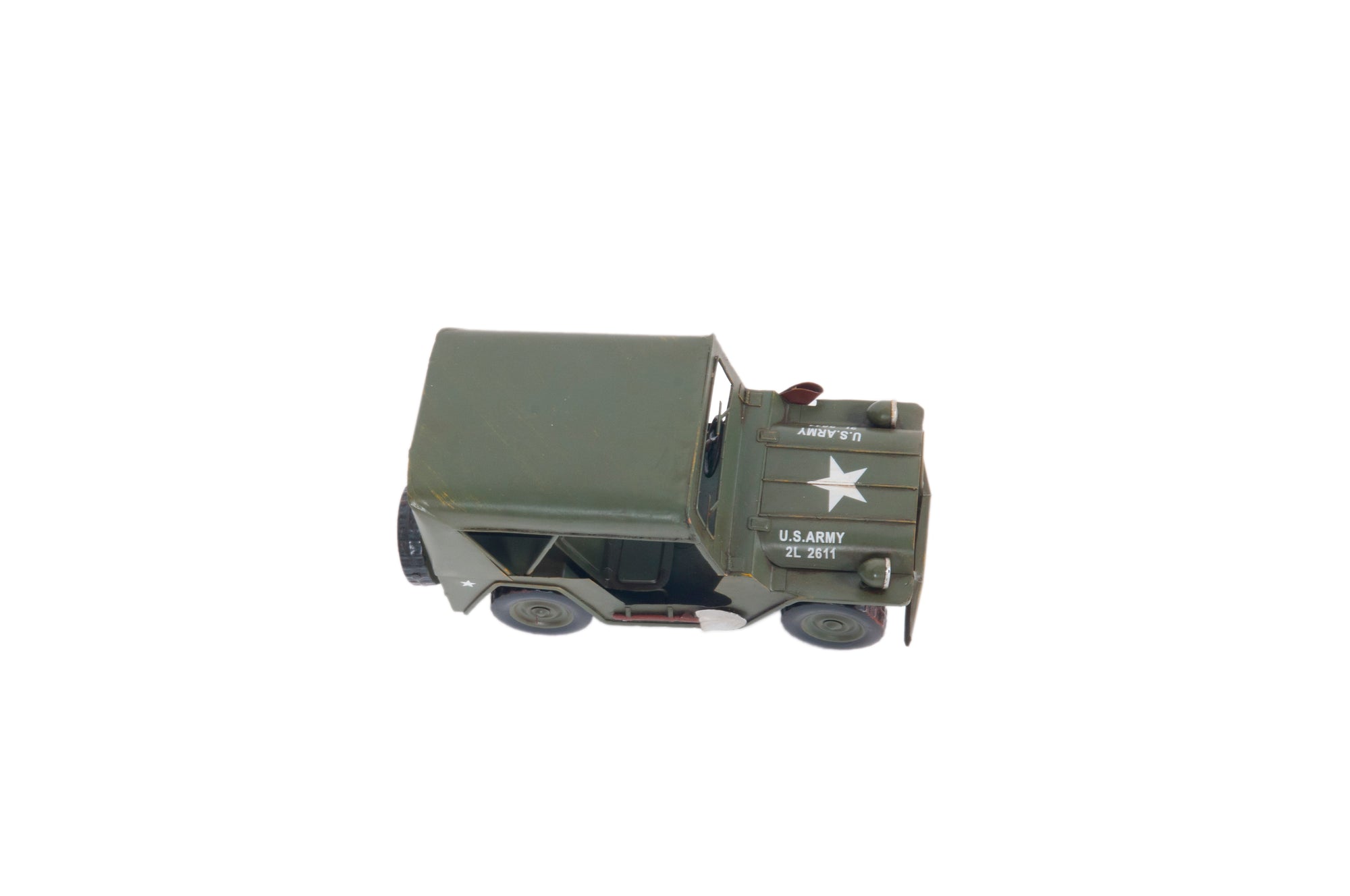 1940 Willys Quad Overland Jeep Model Car Metal