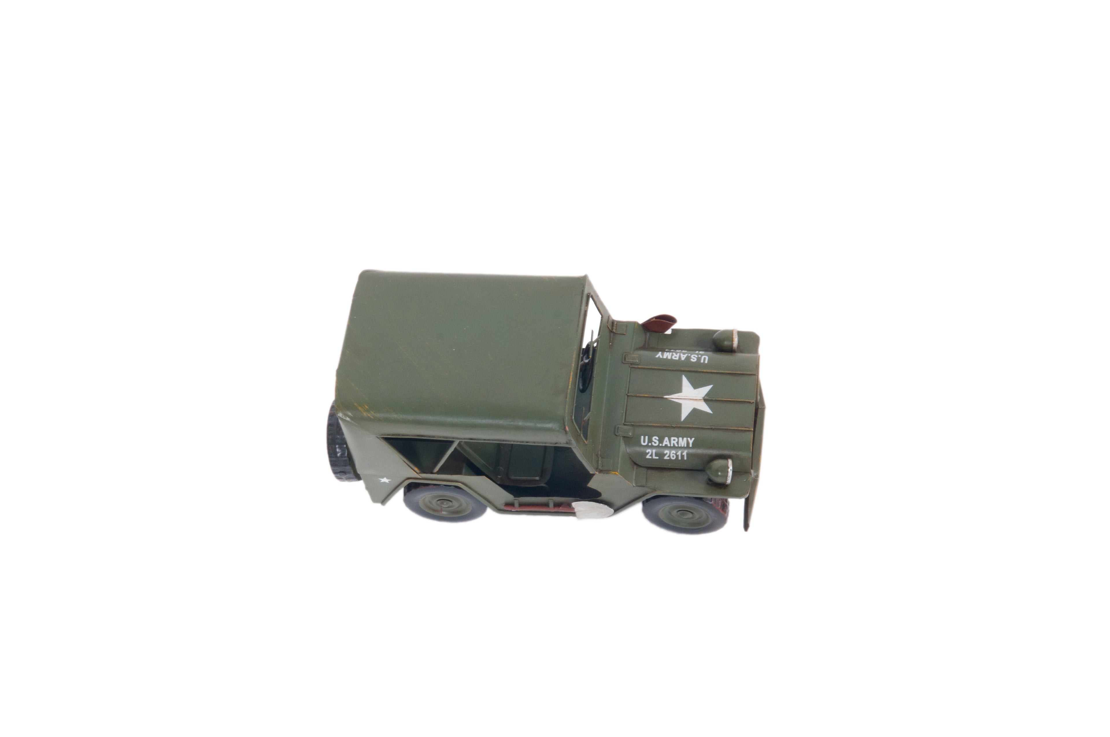 1940 Willys Quad Overland Jeep Model Car Metal