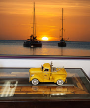 Load image into Gallery viewer, 1926 Pennzoil Tow Truck Yellow Metal Handmade