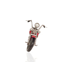 Load image into Gallery viewer, Red Harley-Davidson Motorcycle Metal Handmade