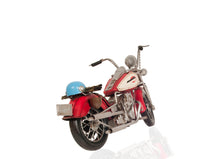 Load image into Gallery viewer, Red Harley-Davidson Motorcycle Metal Handmade