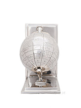 Load image into Gallery viewer, Alum Globe Bookend Set Of Two