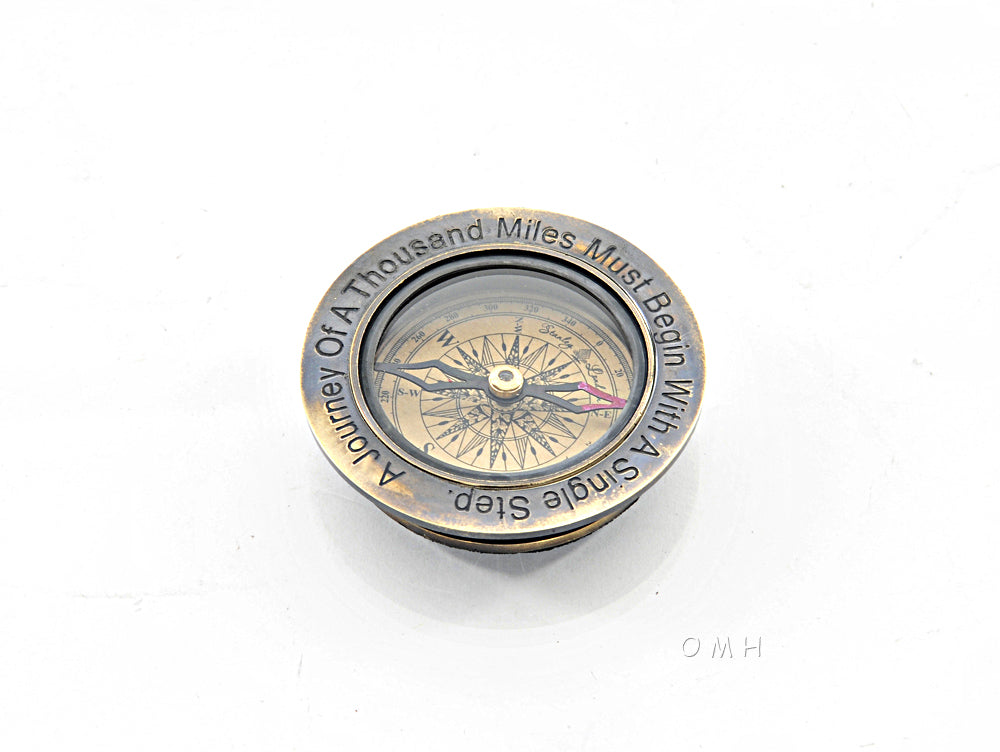 100 Year Calendar & Compass Quote Set of 2