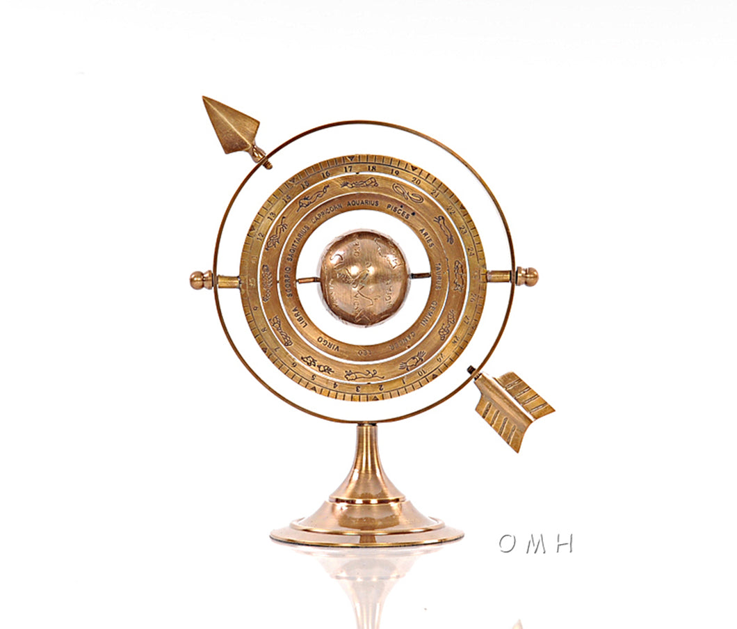 Brass Armillary 8 inches