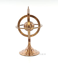 Load image into Gallery viewer, Brass Armillary 8 inches