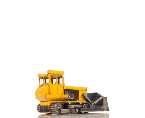 Metal Handmade Tin Bulldozer