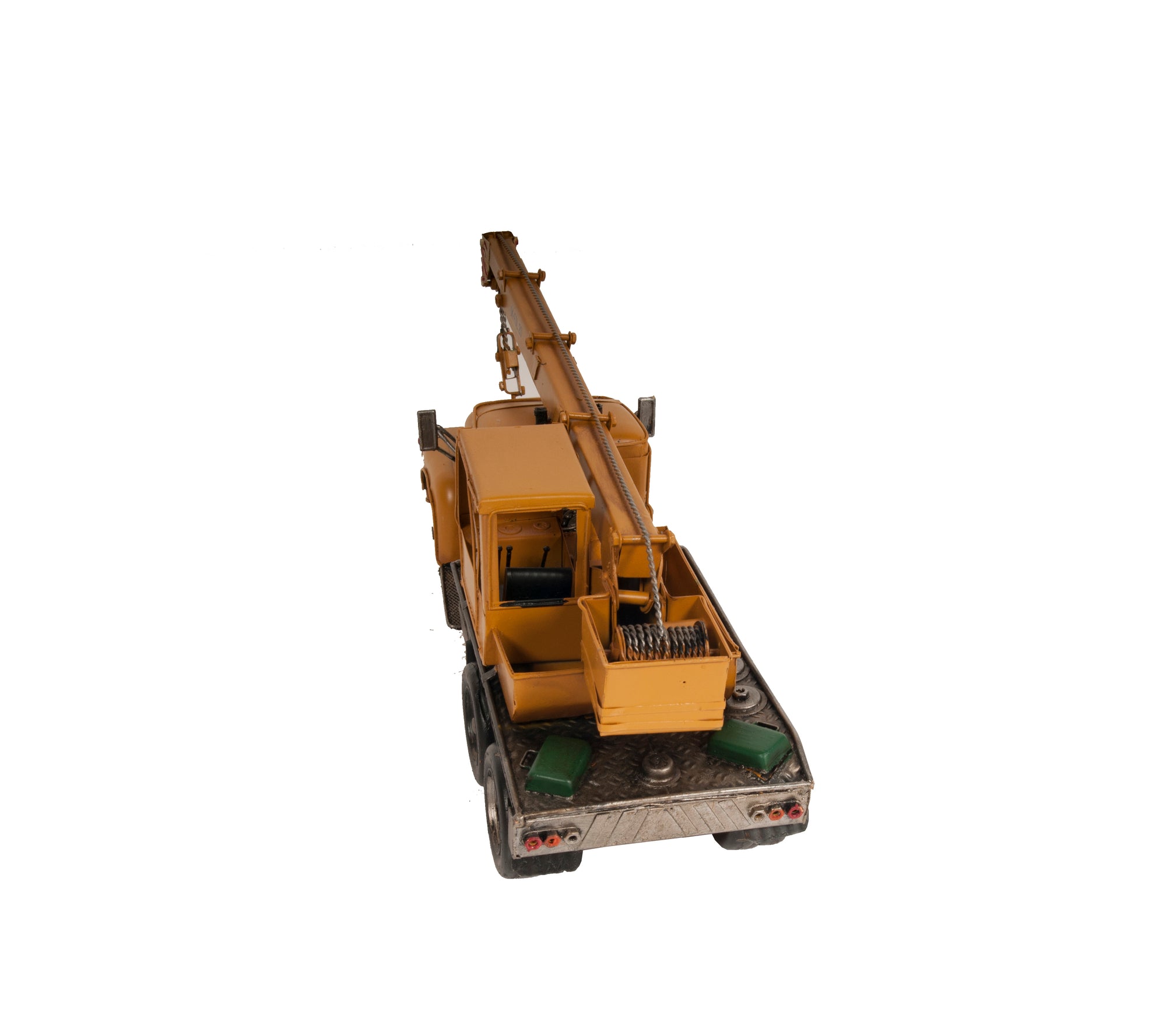 Metal Handmade Tin Crane Truck Model