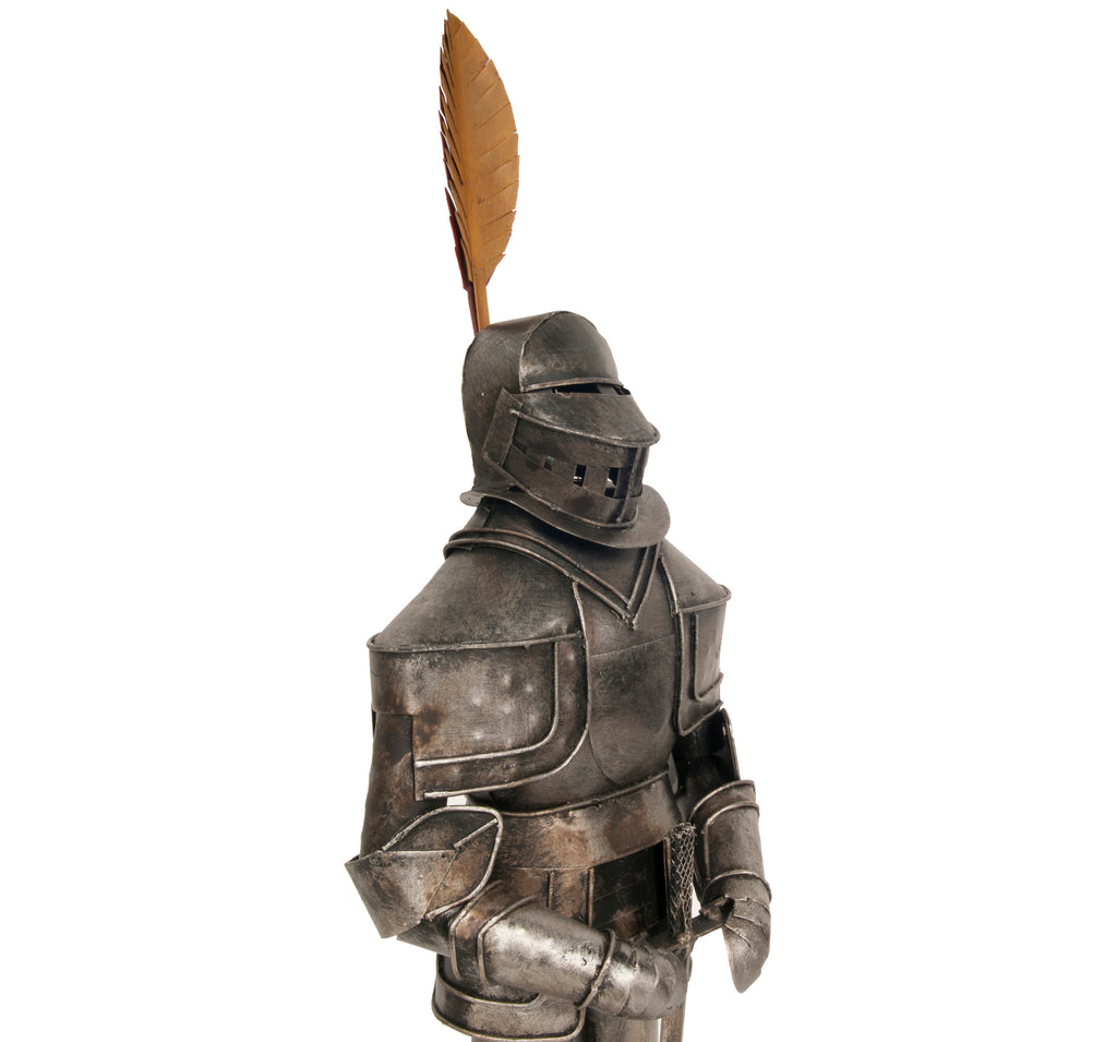 Metal Decorative Handmade Tin Medieval Armor Suit