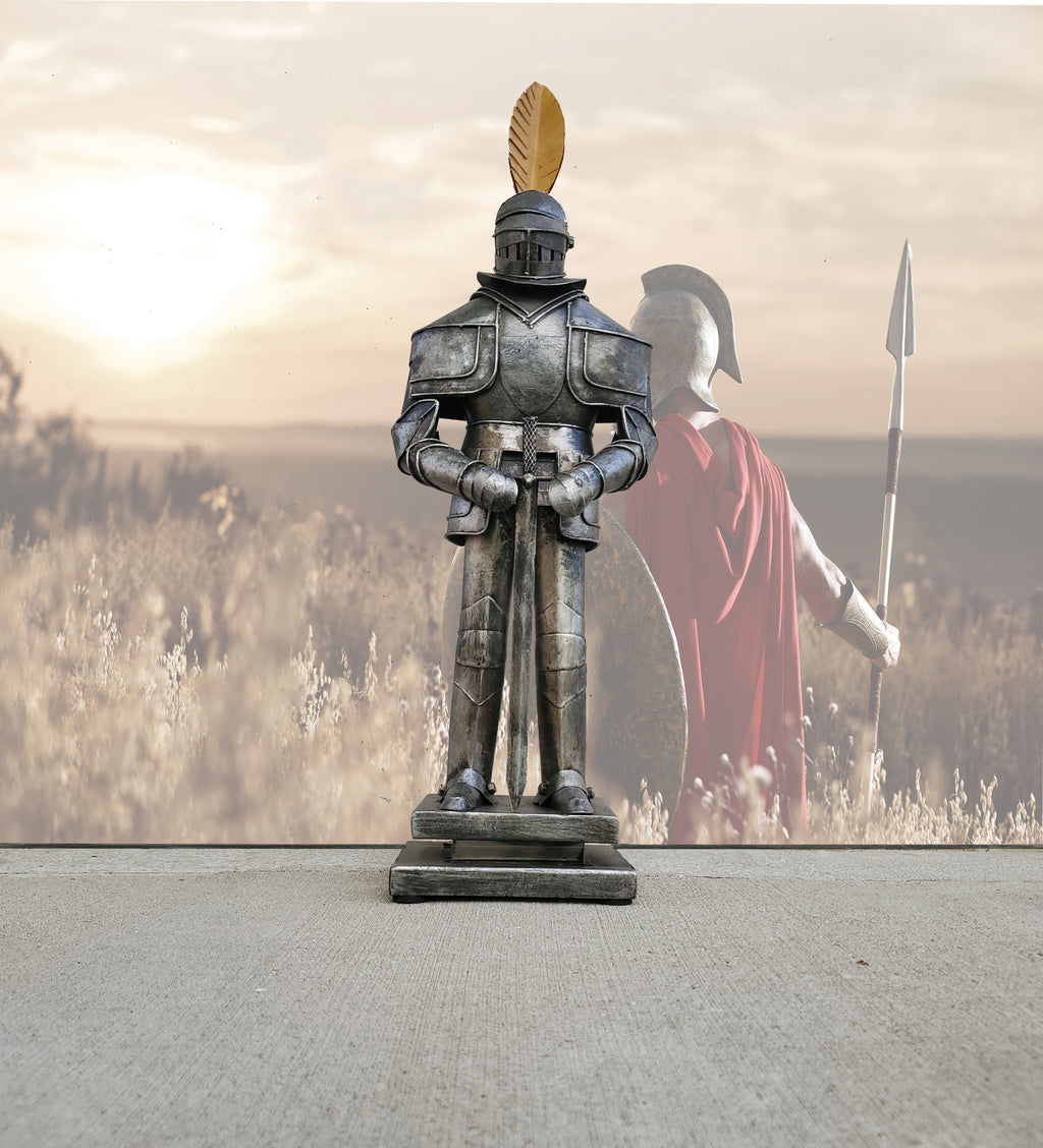 Metal Decorative Handmade Tin Medieval Armor Suit