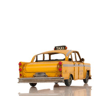Load image into Gallery viewer, Handmade Tin Classic New York City Taxi Model