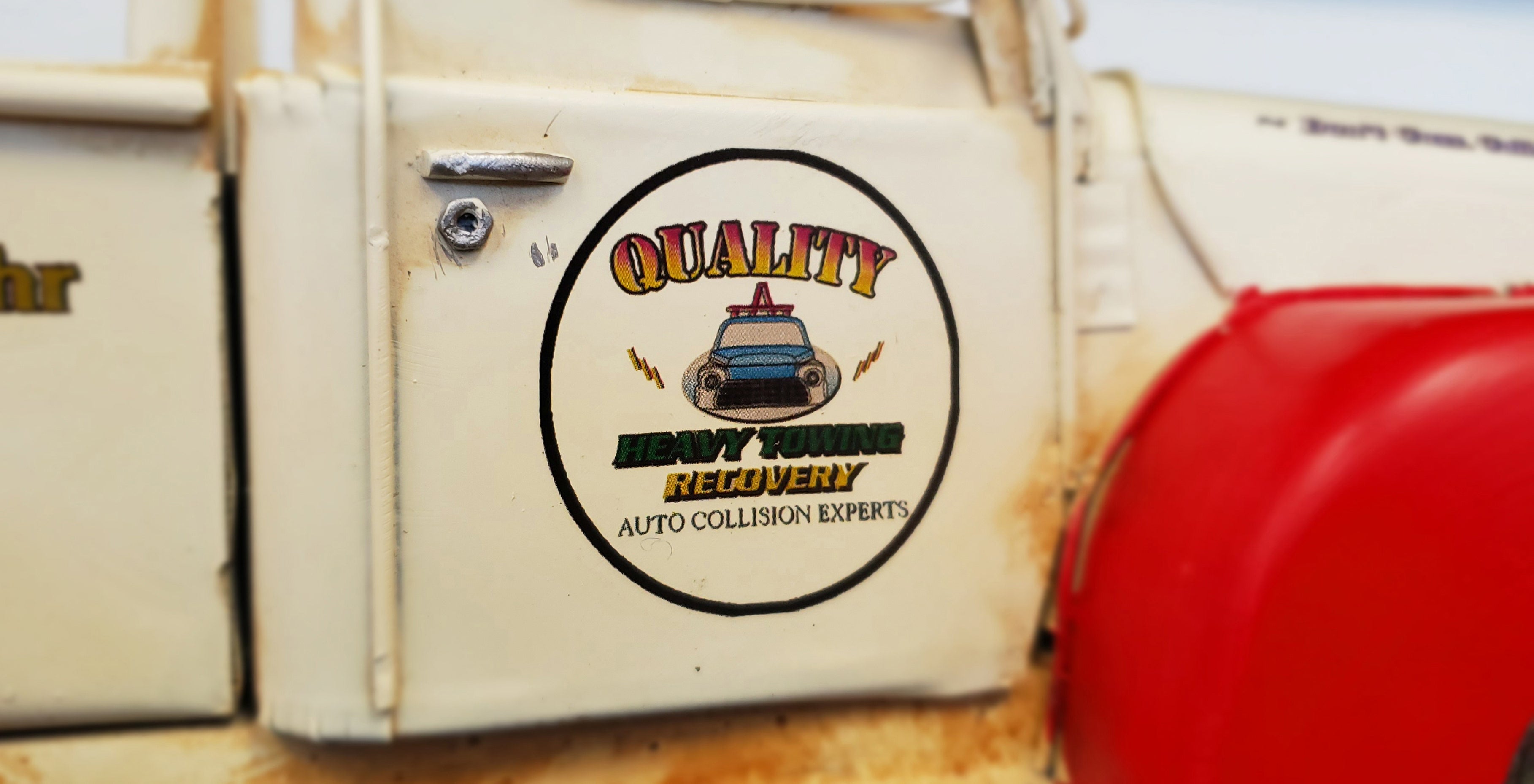 Metal Handmade Classic Chevrolet Tow Truck