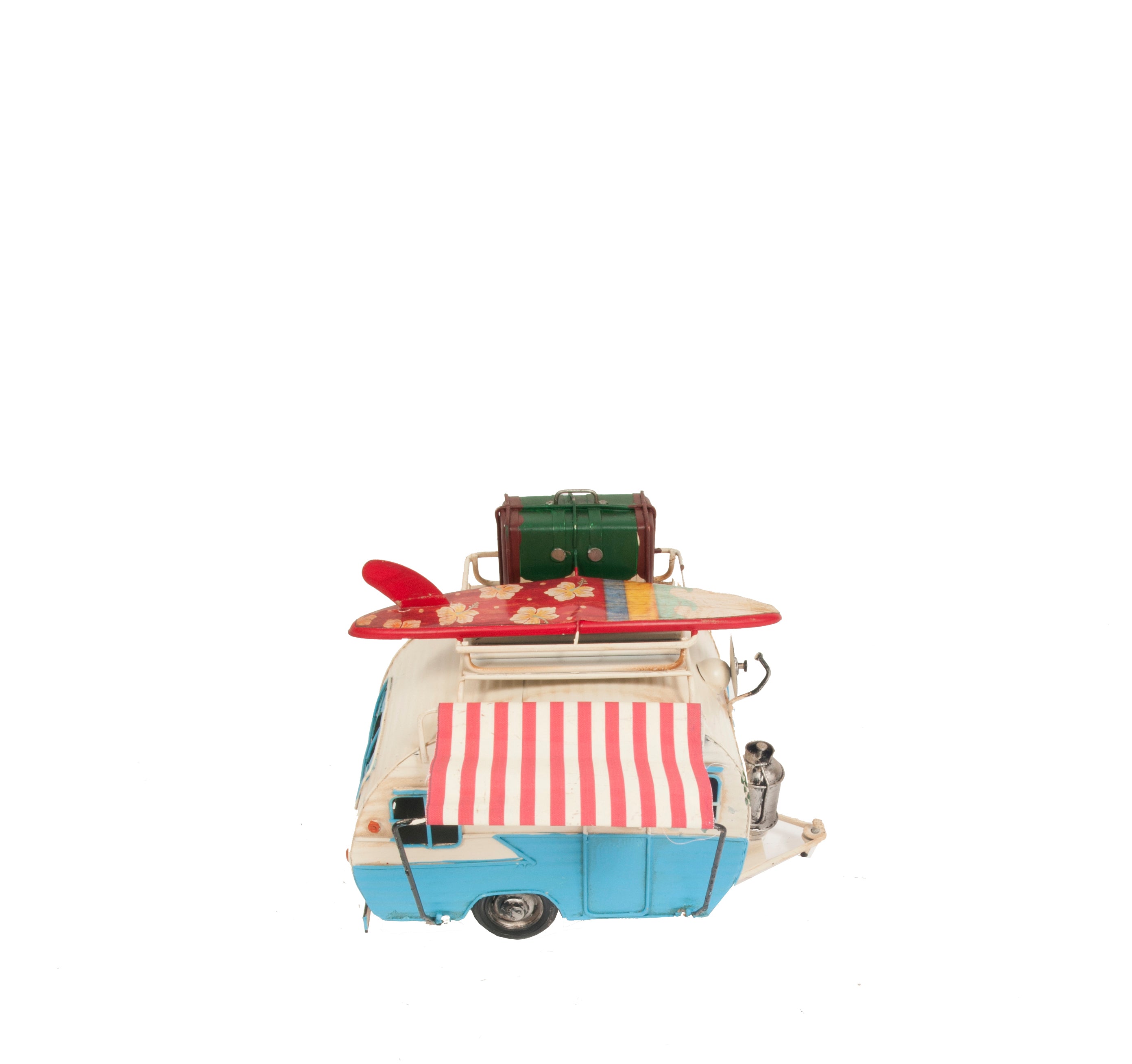 Classic Camper with photo frame, piggy bank, Metal
