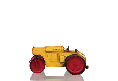 Metal Handmade Steam Roller Model
