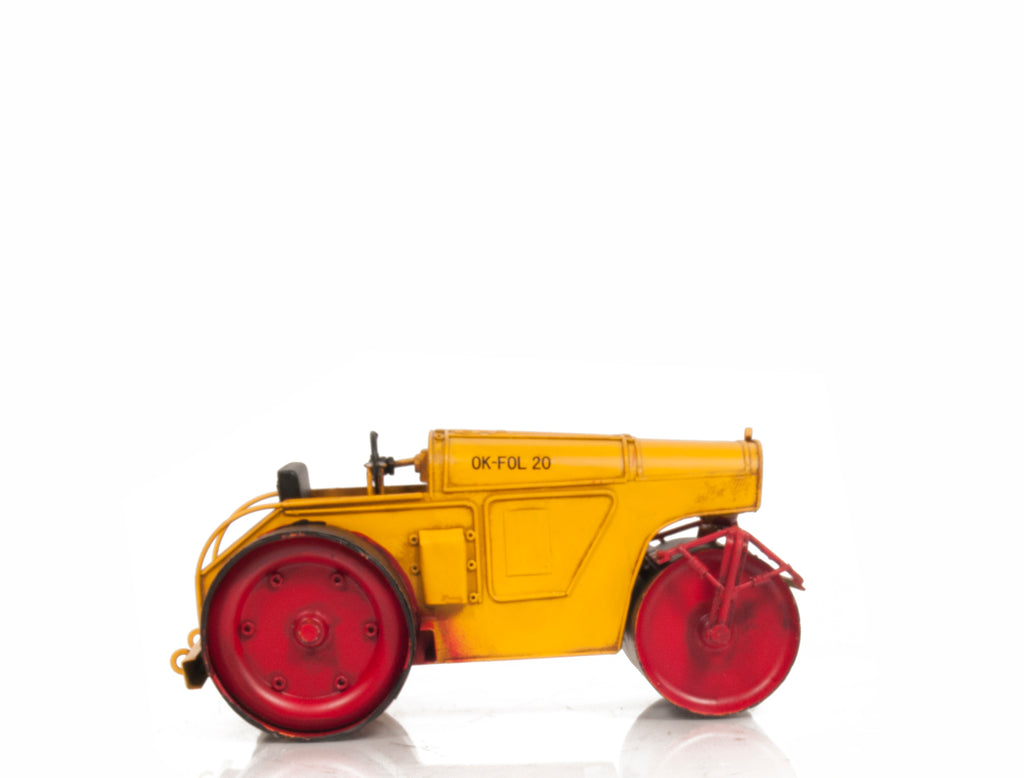 Metal Handmade Steam Roller Model