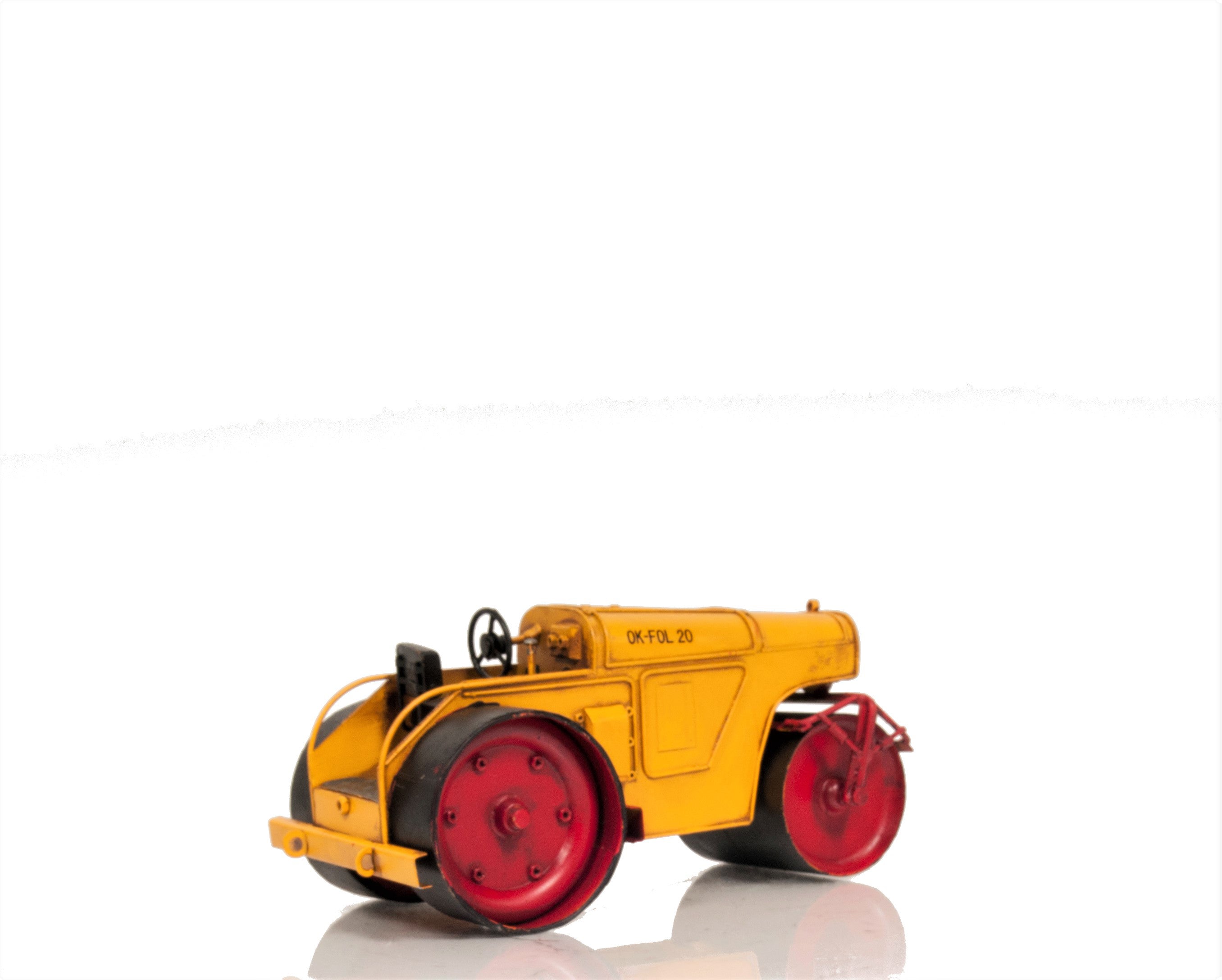 Metal Handmade Steam Roller Model