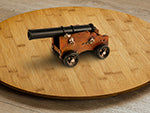 Load image into Gallery viewer, Handmade Warship Cannon Model