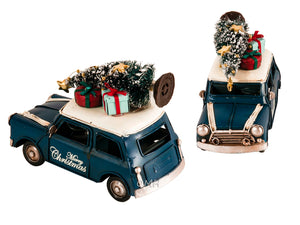 Handmade 1960s Volkswagen Bus Christmas Model