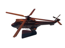 Load image into Gallery viewer, AS-332 Super Puma Mahogany Wood Desktop Helicopter Model