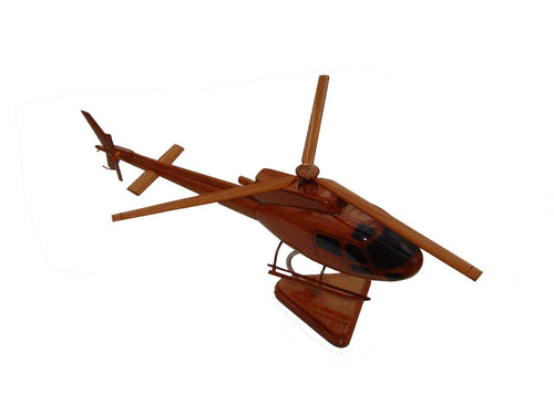ASTAR 350  Mahogany Wood Desktop Helicopter Model