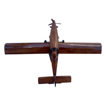 Load image into Gallery viewer, Air Tractor 502  Mahogany Wood Desktop Model