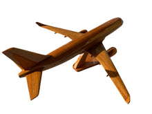 Load image into Gallery viewer, Airbus 320 Mahogany Wood Desktop Airplane Model