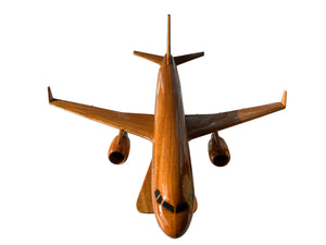Airbus 320 Mahogany Wood Desktop Airplane Model