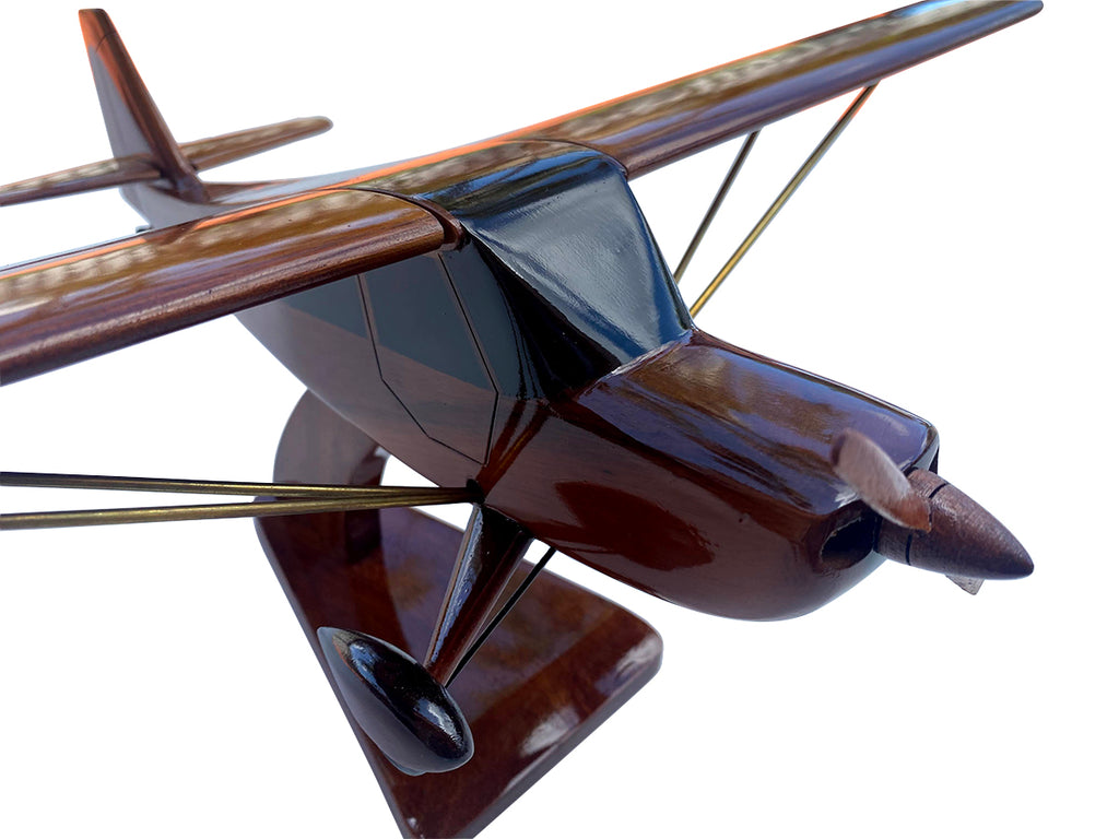 American Champion Citabra Mahogany Wood Airplanes Desktop Model