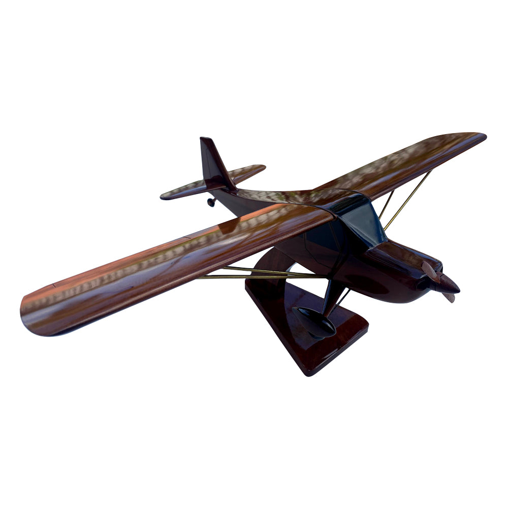 American Champion Citabra Mahogany Wood Airplanes Desktop Model