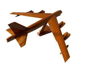 B52 Stratofortress Mahogany Wood Desktop Airplane Model