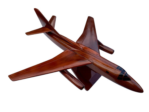 B66 Destroyer Mahogany Wood Desktop Airplane Model