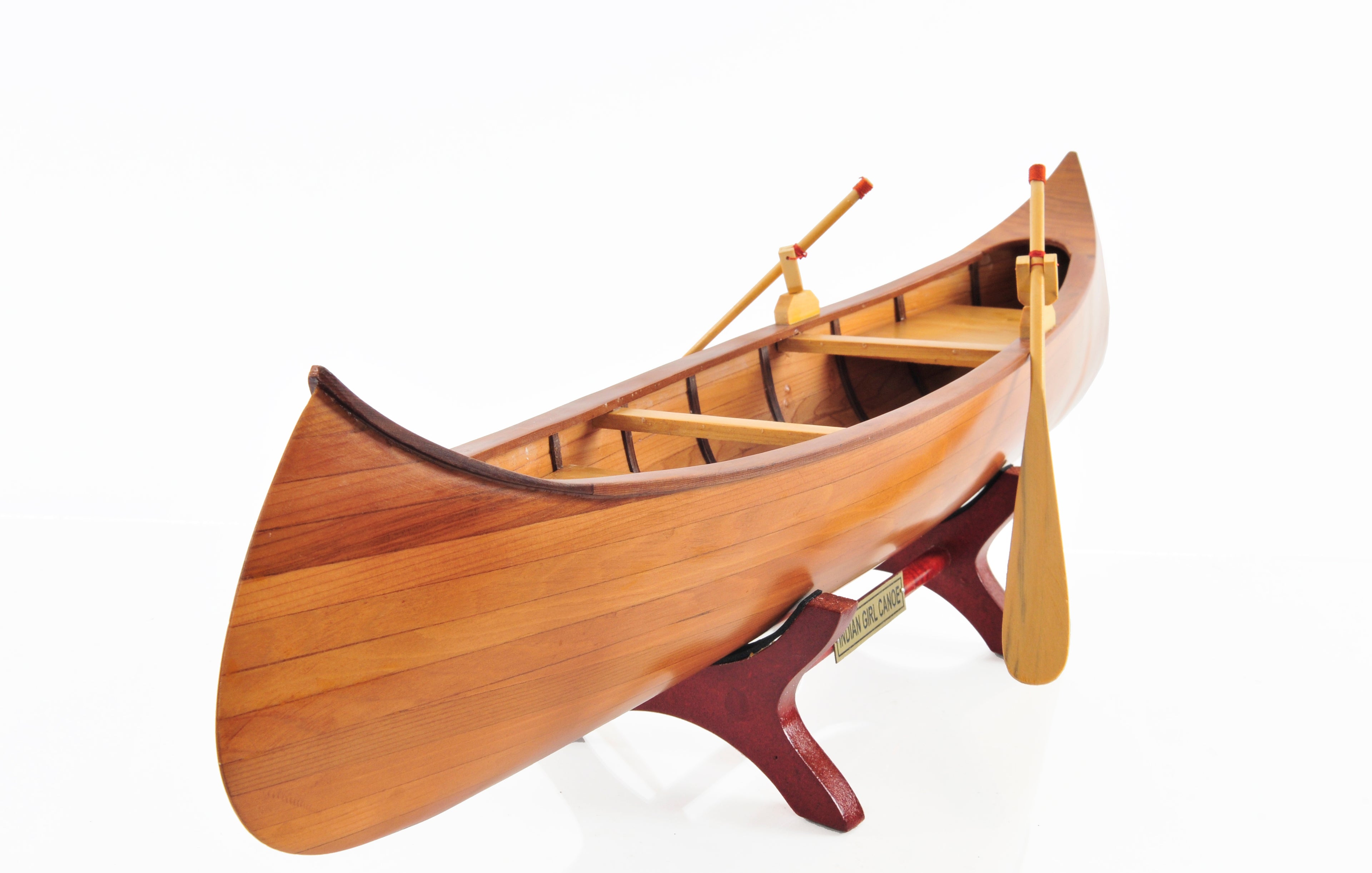 Indian Girl Canoe