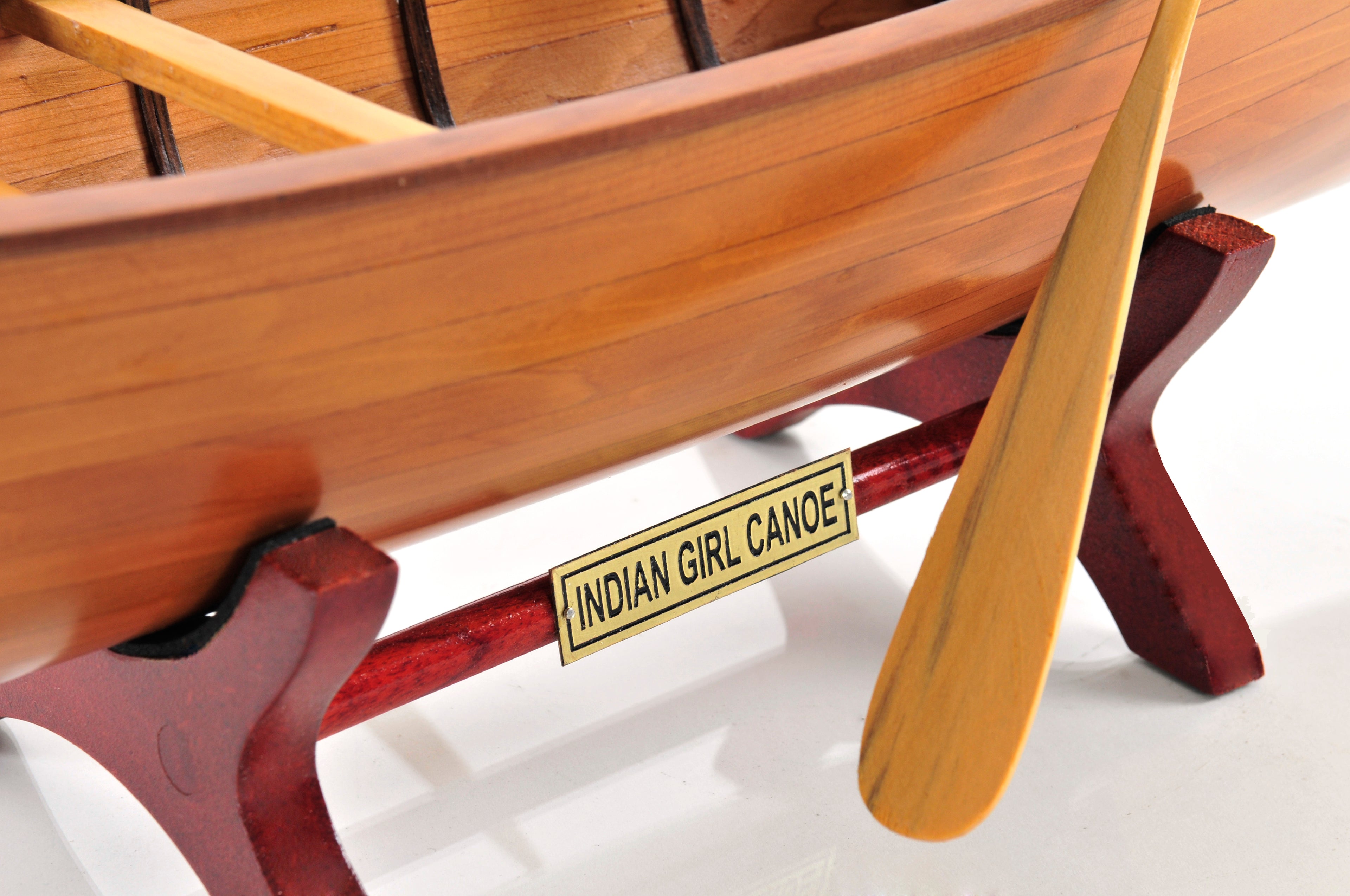 Indian Girl Canoe