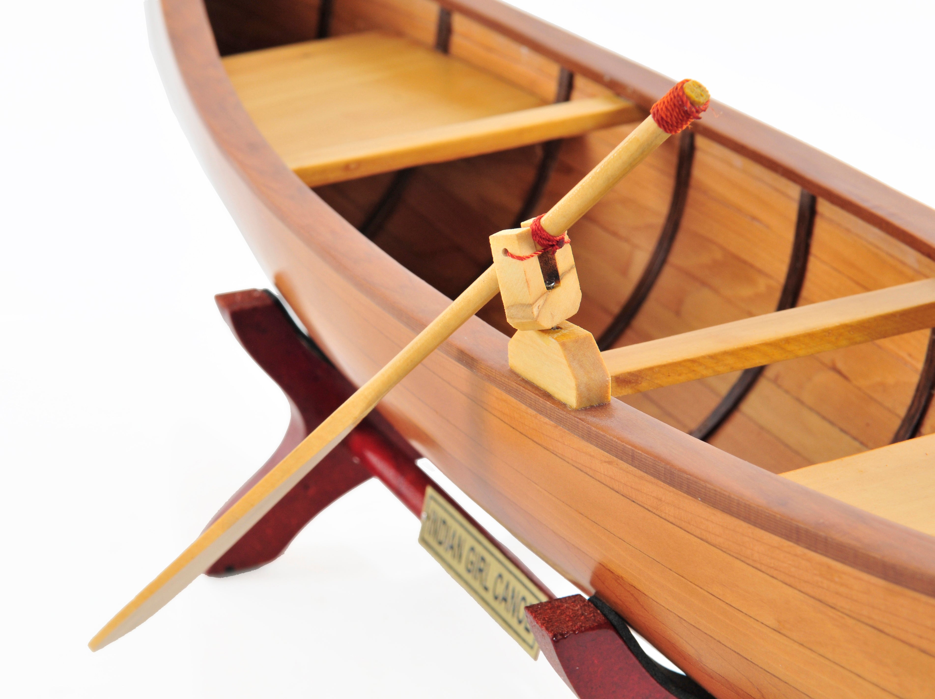 Indian Girl Canoe