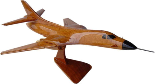B1B Lancer Mahogany Wood Desktop Airplane Model